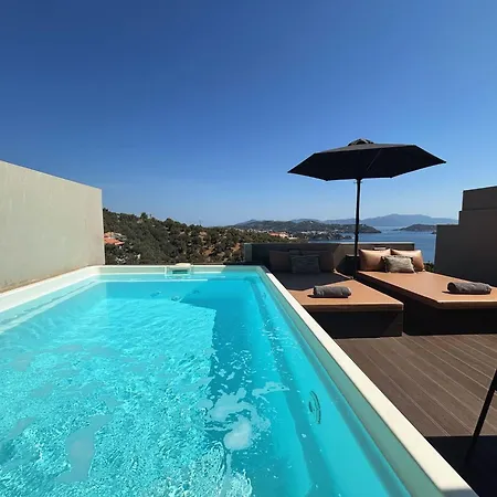 2br White Gea With Private Pool No01 Vasilias (Skiathos)