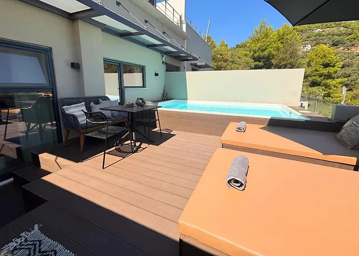 2br White Gea With Private Pool No01 Apartament