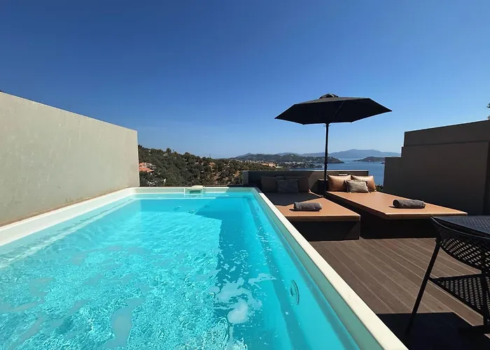 2br White Gea With Private Pool No01 Vasilias (Skiathos)